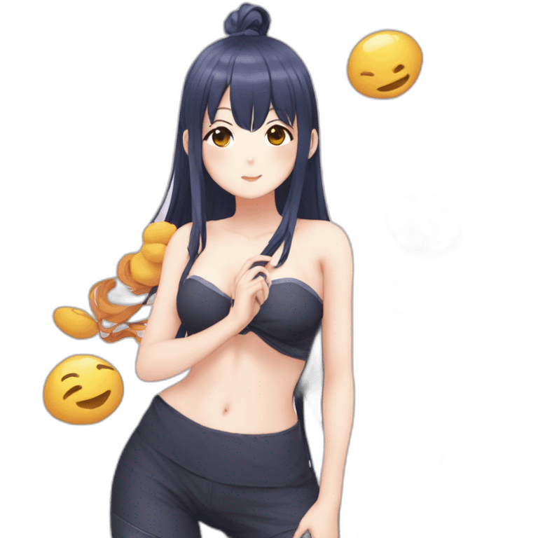 Hinata japnese fullbody -cleavage-cute-adorable-sweet-nice emoji