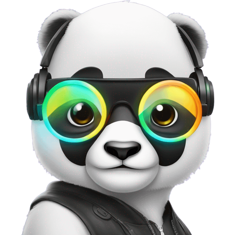 Techno panda emoji