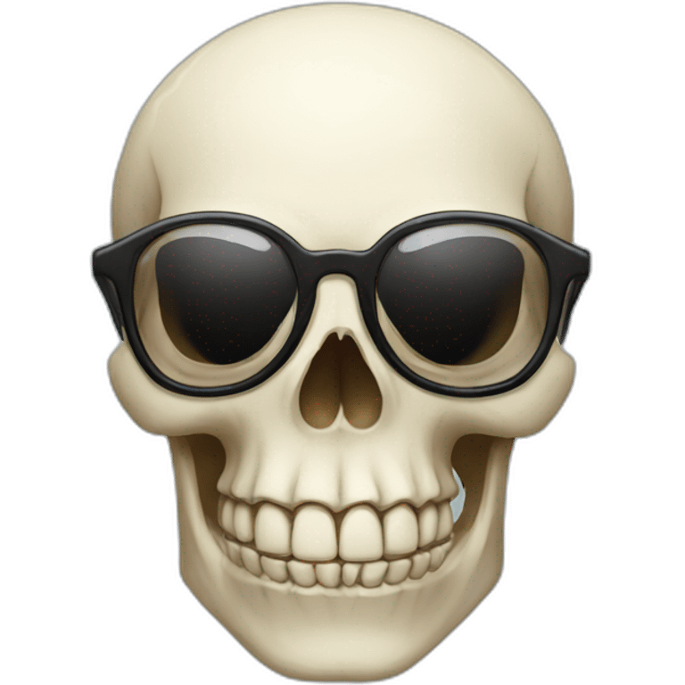 skull with glasses emoji