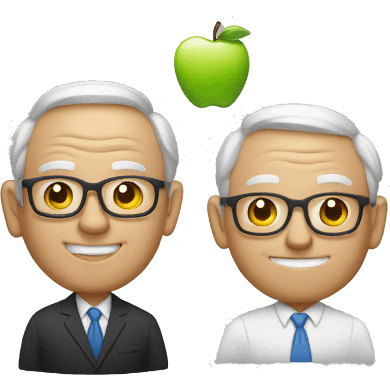 BUFFETT AND APPLE emoji