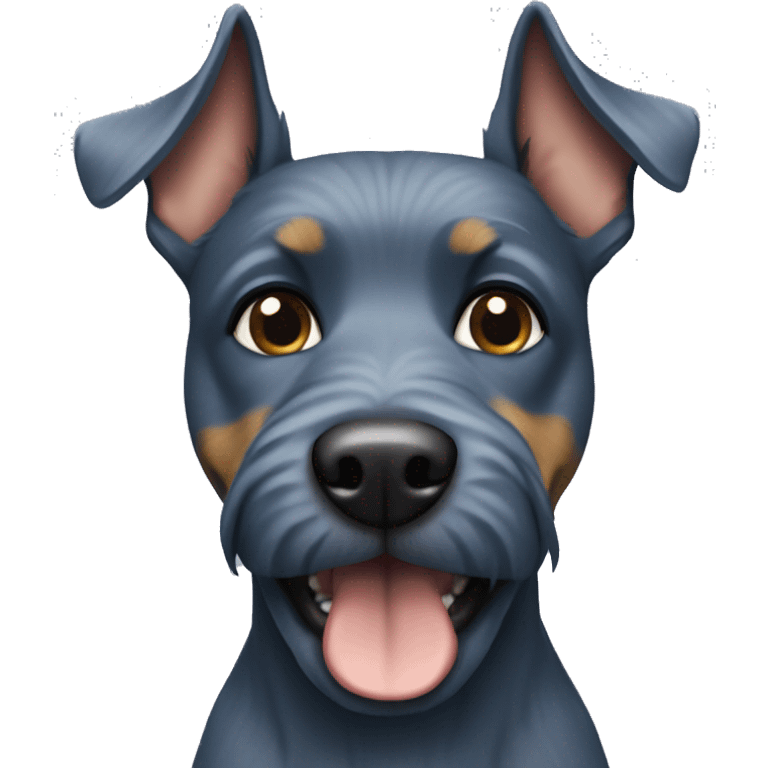 Blue American terrier emoji