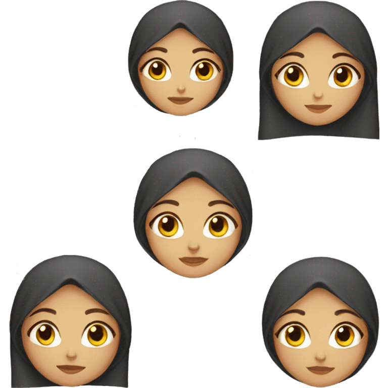 fille hijab emoji