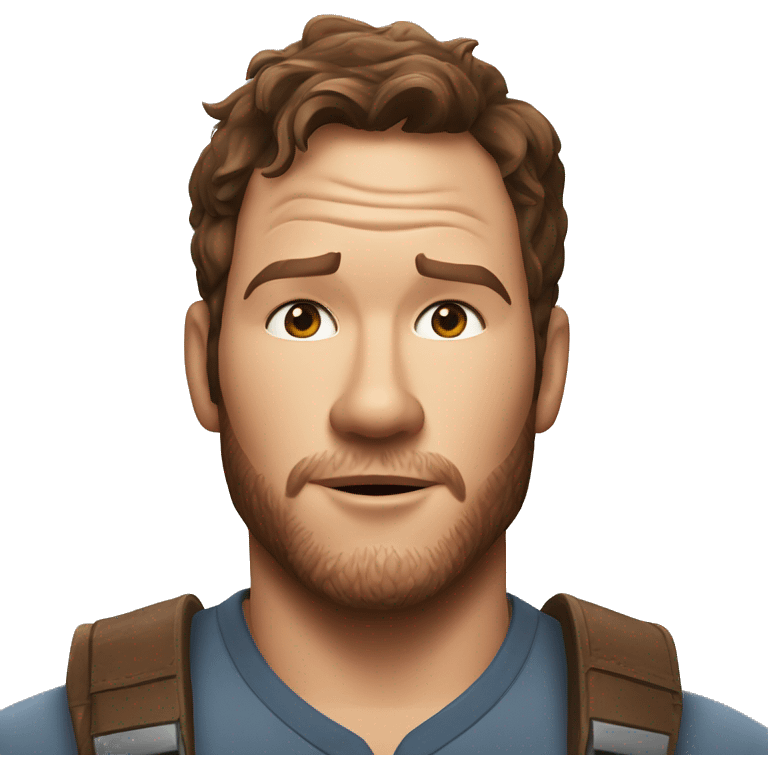 Chris pratt from Jurassic world emoji