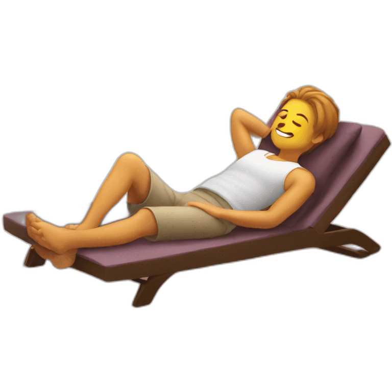 relaxing emoji