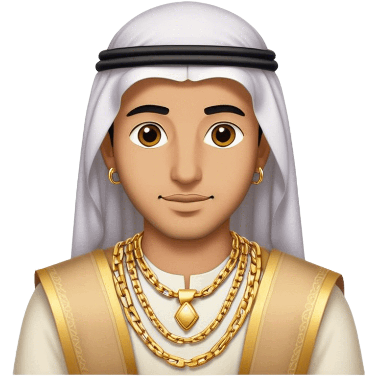 The rich Arab emoji