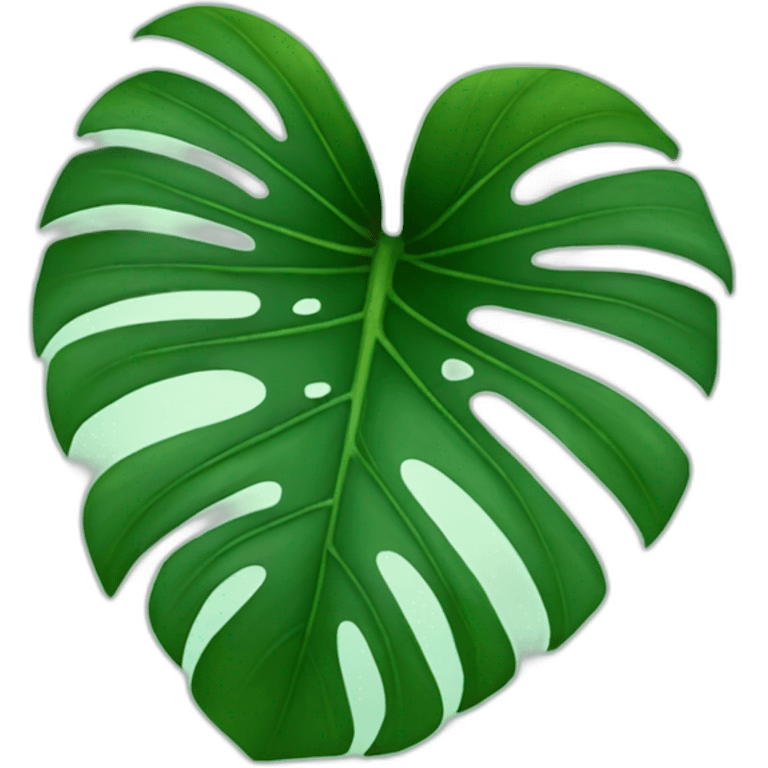 monstera leaf emoji