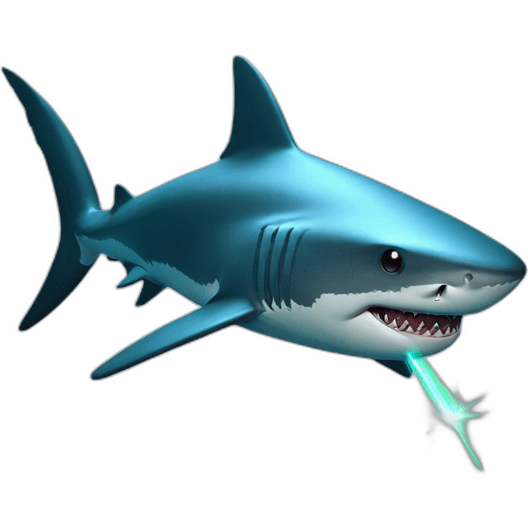 sharks with lasers emoji