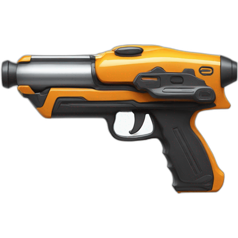 futuristic vacuum pistol emoji