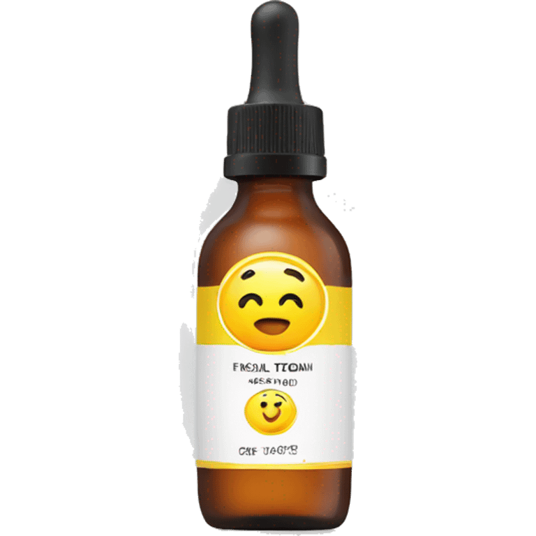 facial tonic with label emoji