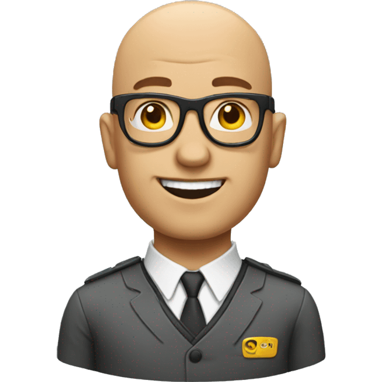 bald nerd emoji