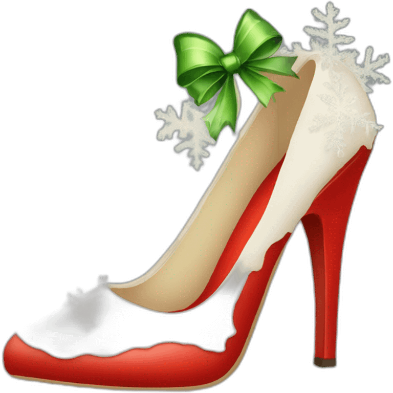 chirstmas-high-heel-shoes emoji