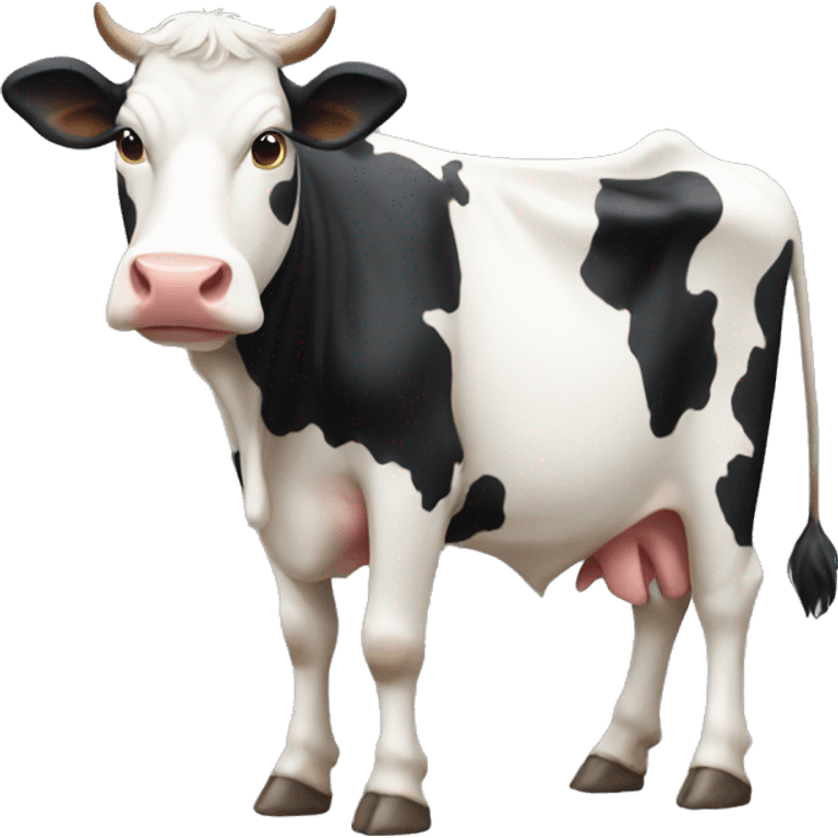 Ashthetic cow emoji