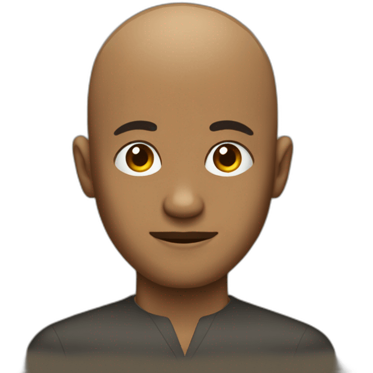 metisse man bald emoji