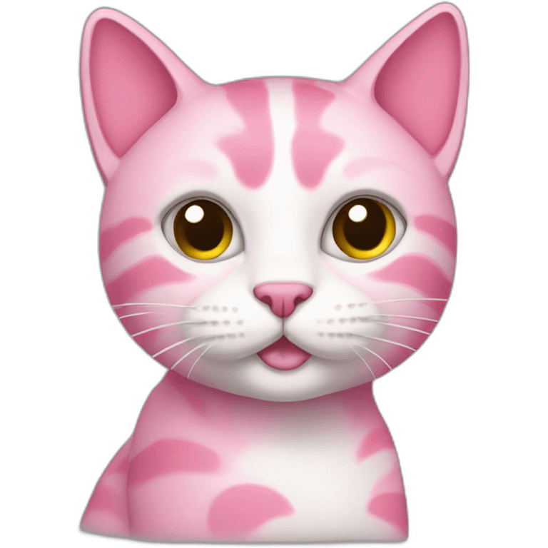 Pink cat  emoji