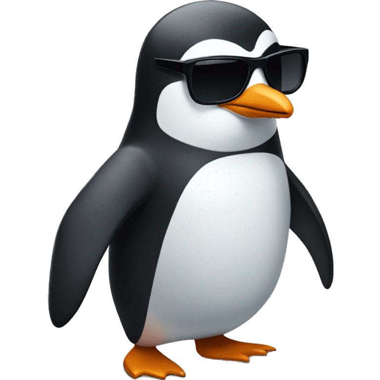 penguin wearing sunglasses emoji