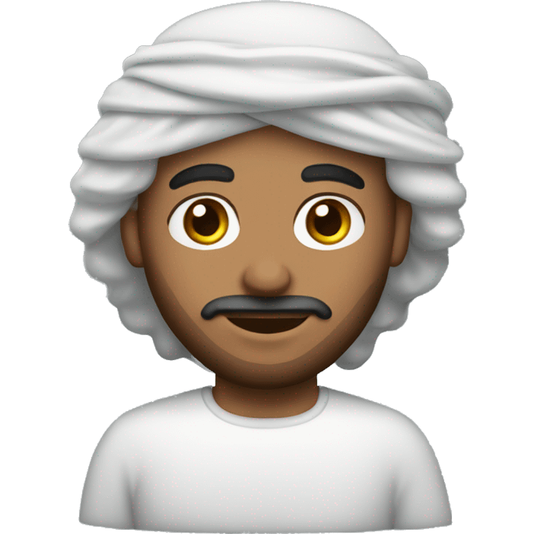 Curly hair arab men  emoji