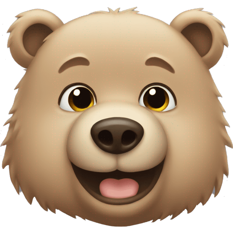 Bear love emoji