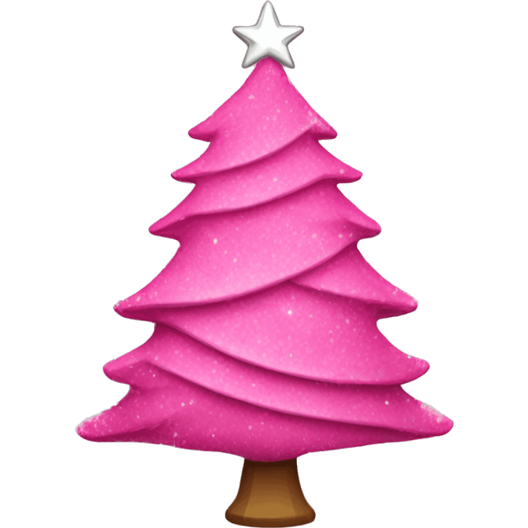 pink christmas tree  emoji