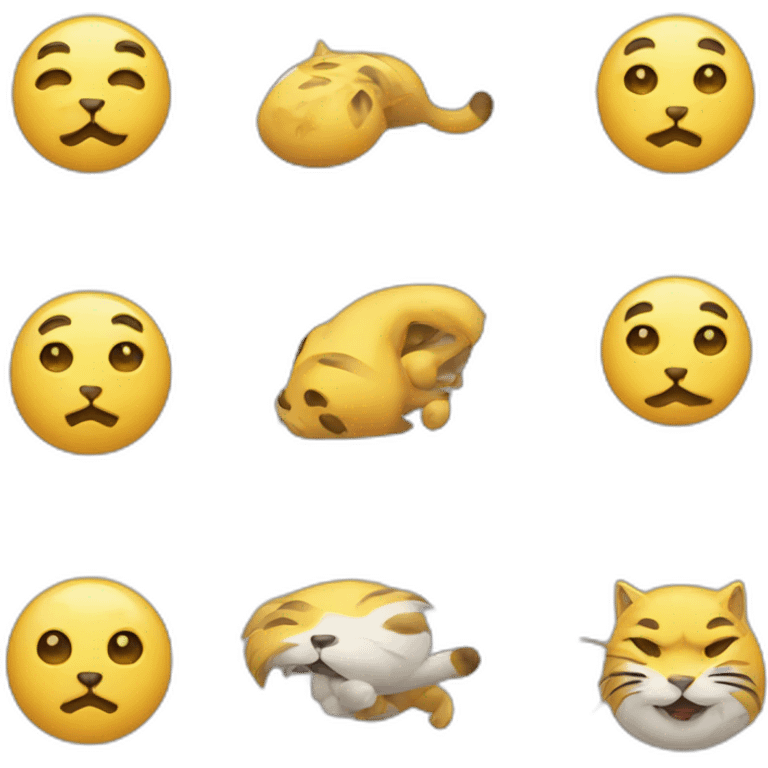 a 蛋黄猫跳舞 emoji