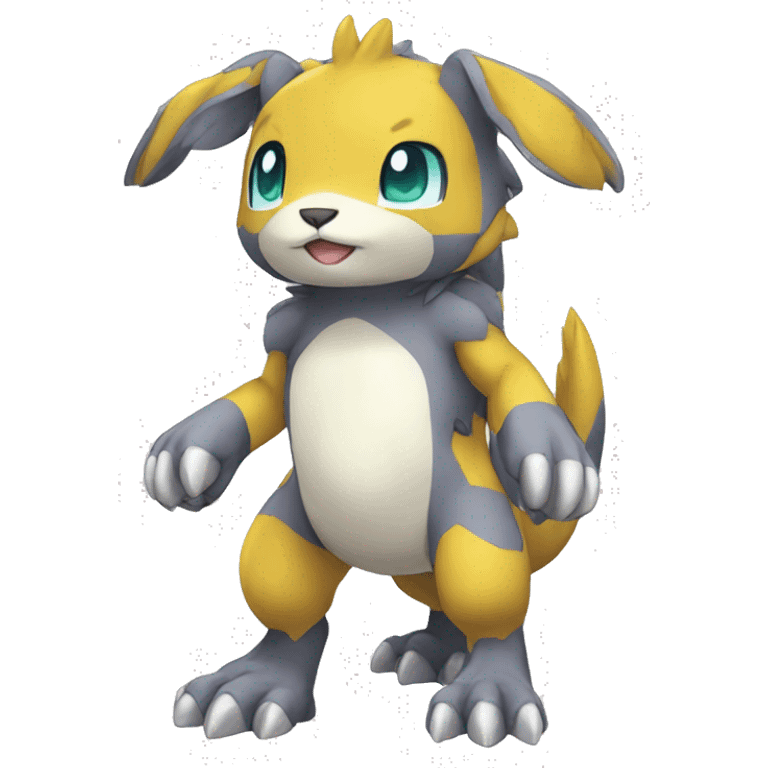 cute cool Digimon-Fakemon-animal full body emoji