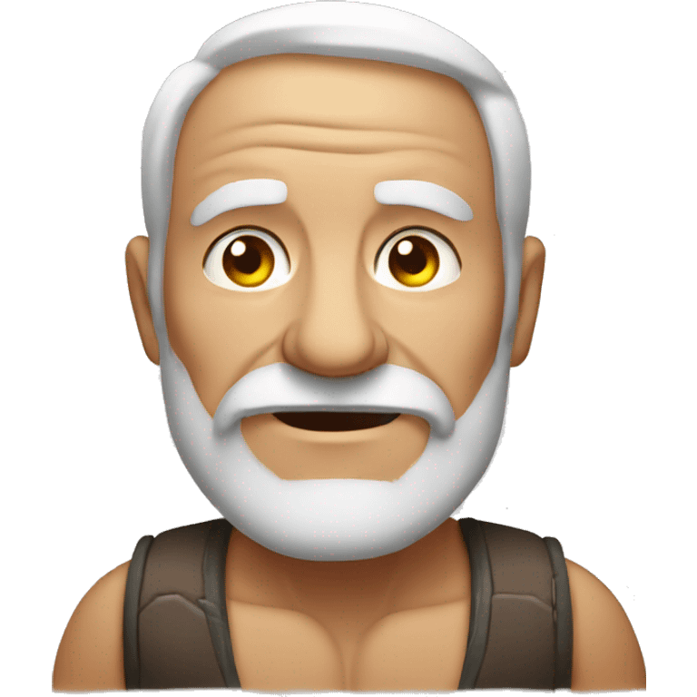 Buff old man emoji