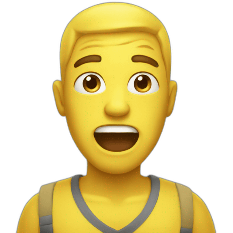 yellow lughing  emoji