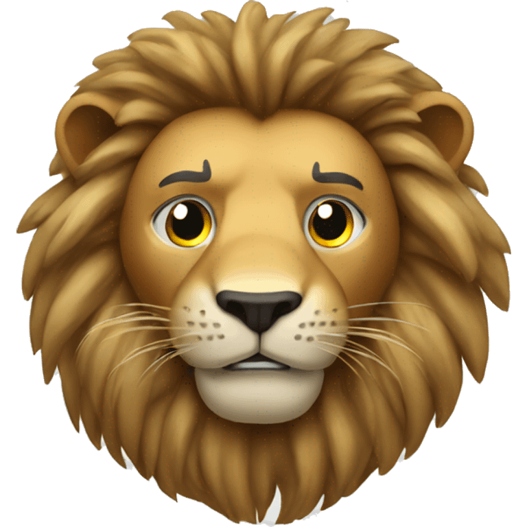 Lion with boxing gloves emoji