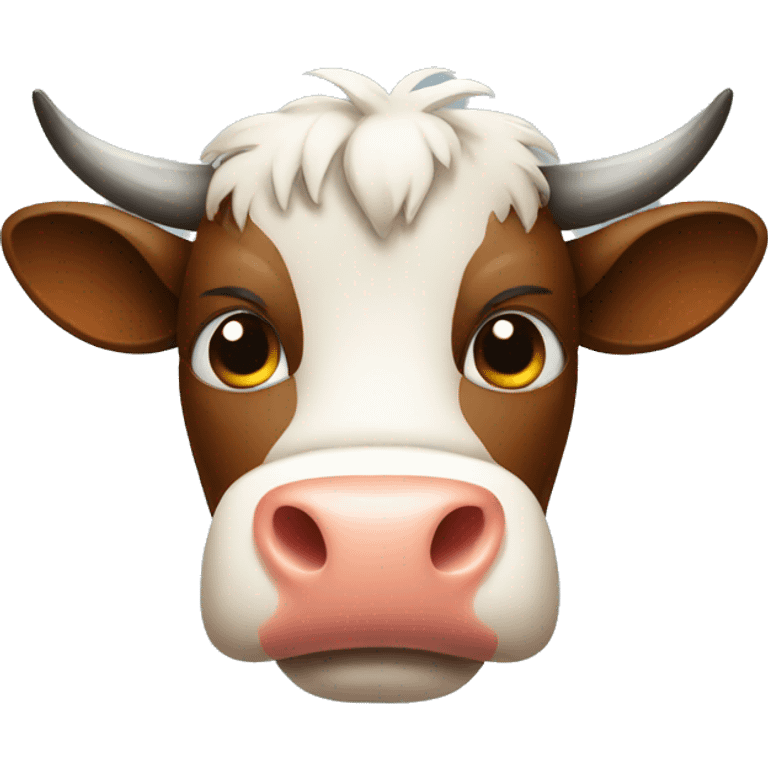 angry cow emoji