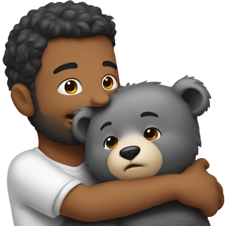 to bears hug each others emoji