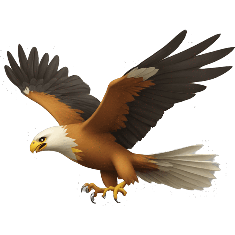 Águila volando emoji