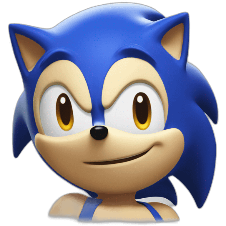 a new character of sonic the hedgehog emoji