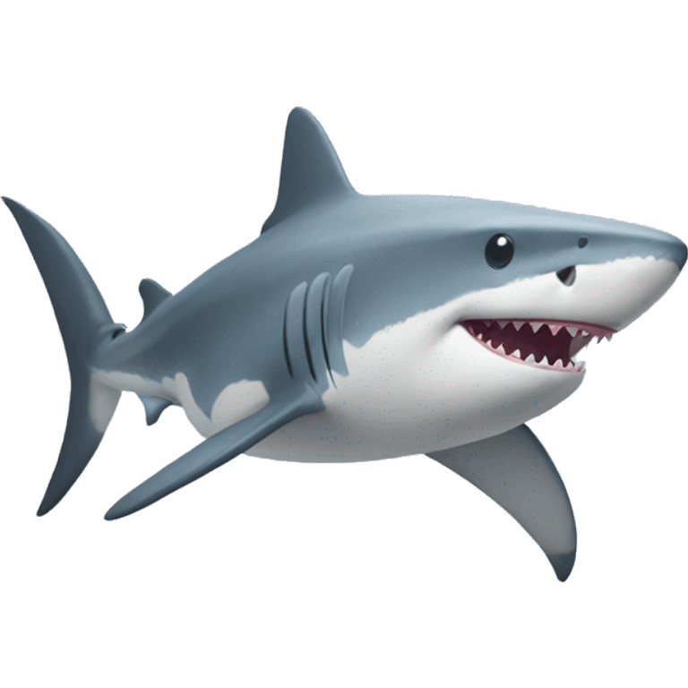 Un requin qui dit bonjour  emoji