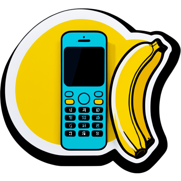 Banana phone emoji