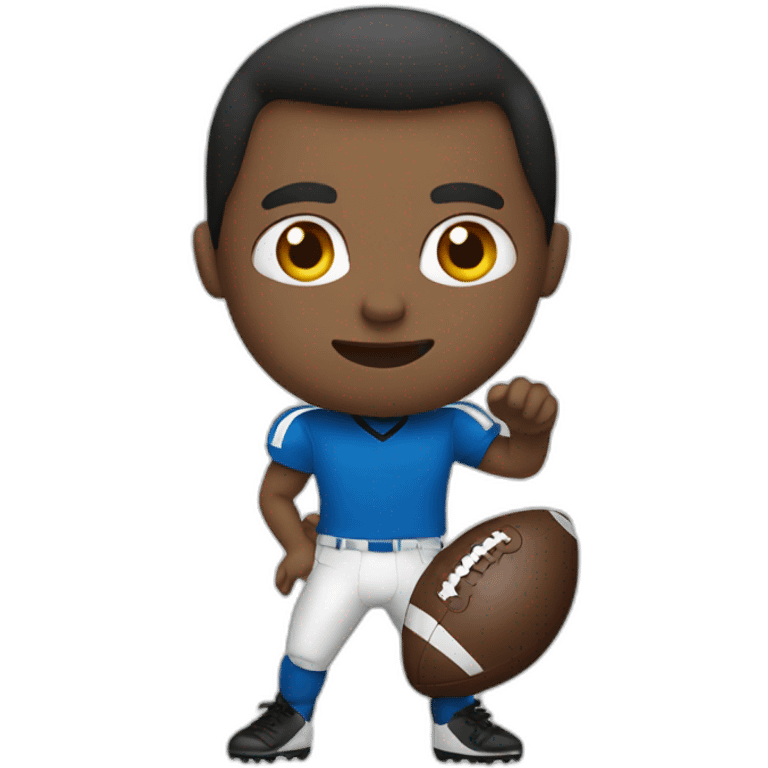 Playing football emoji