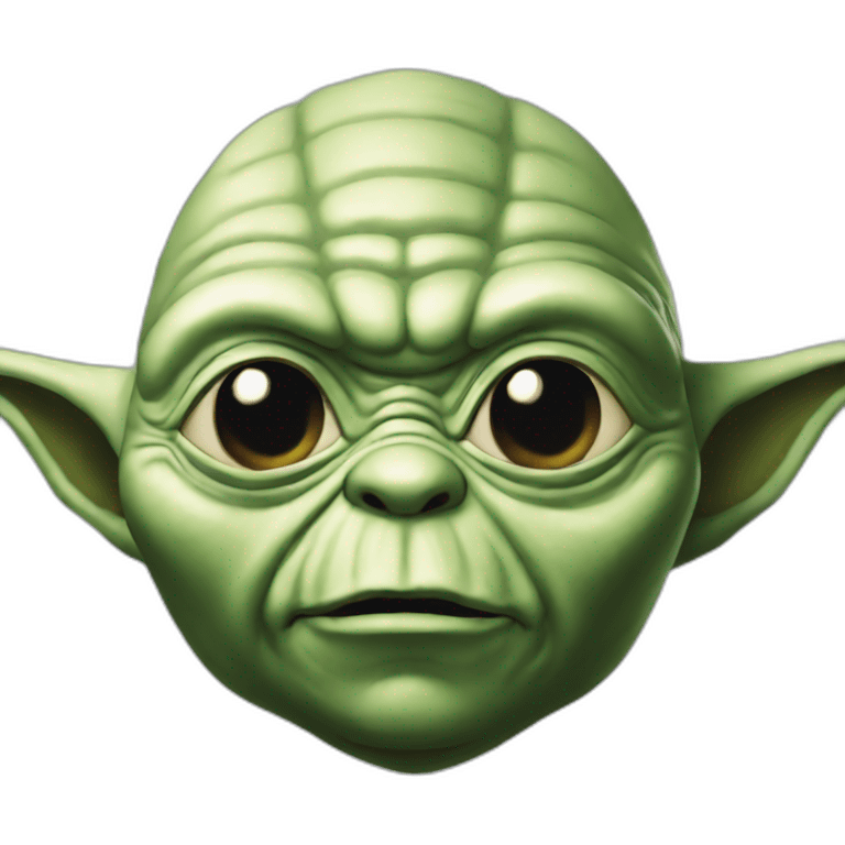 alien yoda head emoji