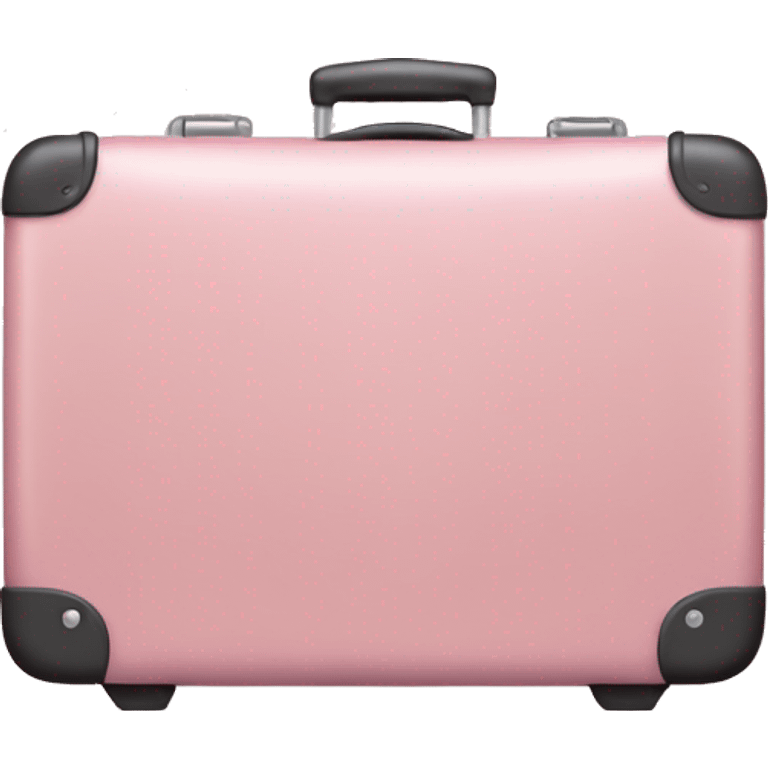 modern light pink suitcase emoji