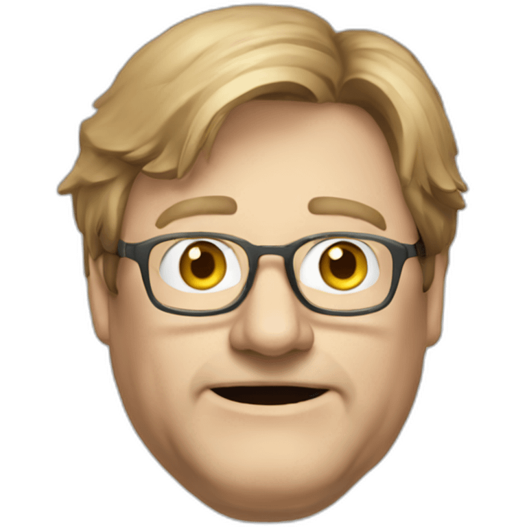 Gaben Newell emoji