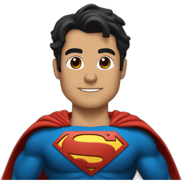 Superman scay emoji