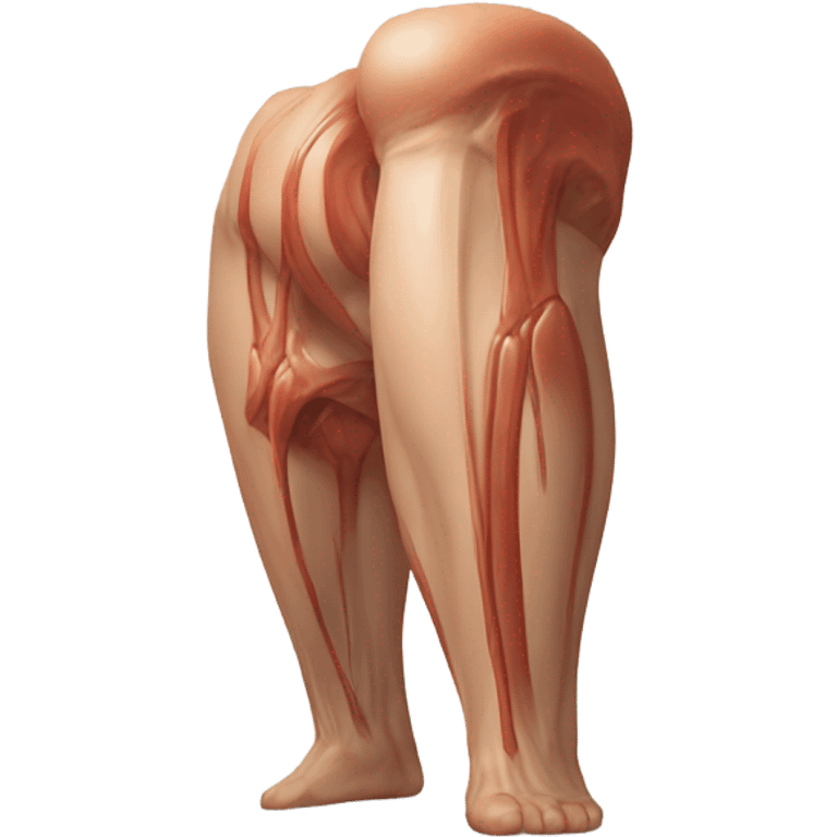 Sad hamstring muscle emoji