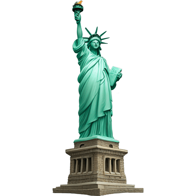 photorealistic statue of liberty emoji