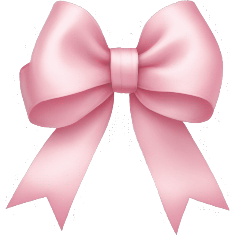 light pink ribbon bow emoji