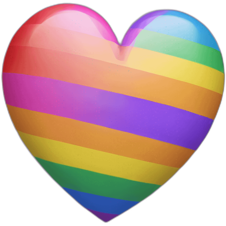 lgbt flag heart emoji