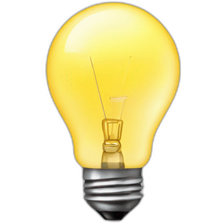 light bulb idea man thinking emoji