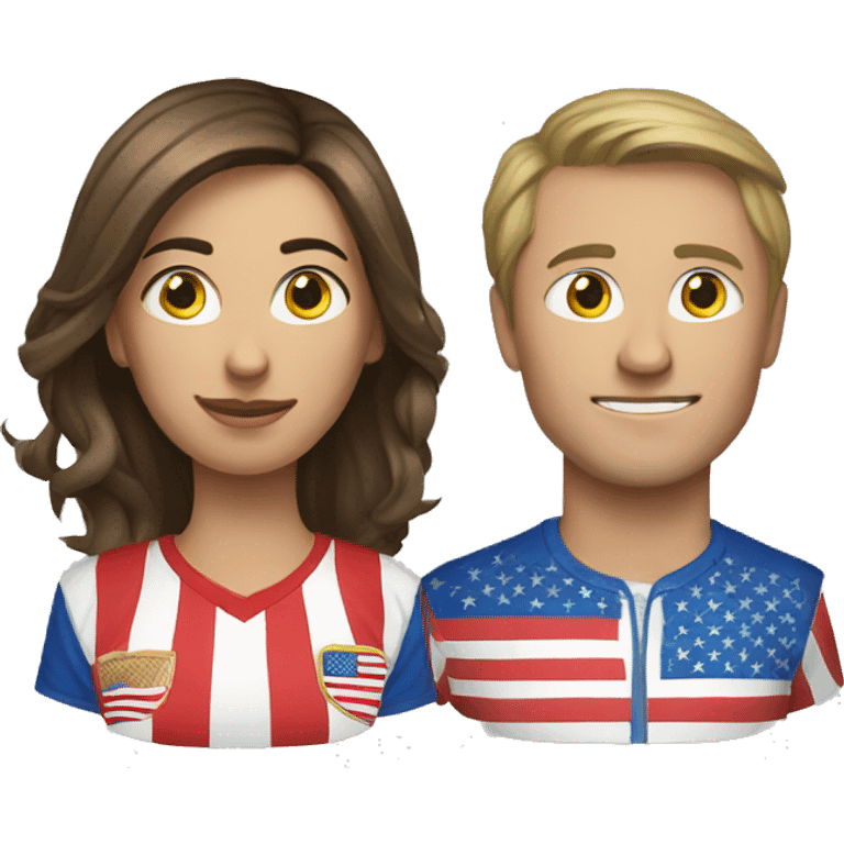 Russia versus USA emoji