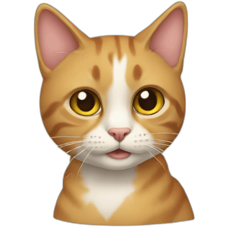 Cat with har emoji