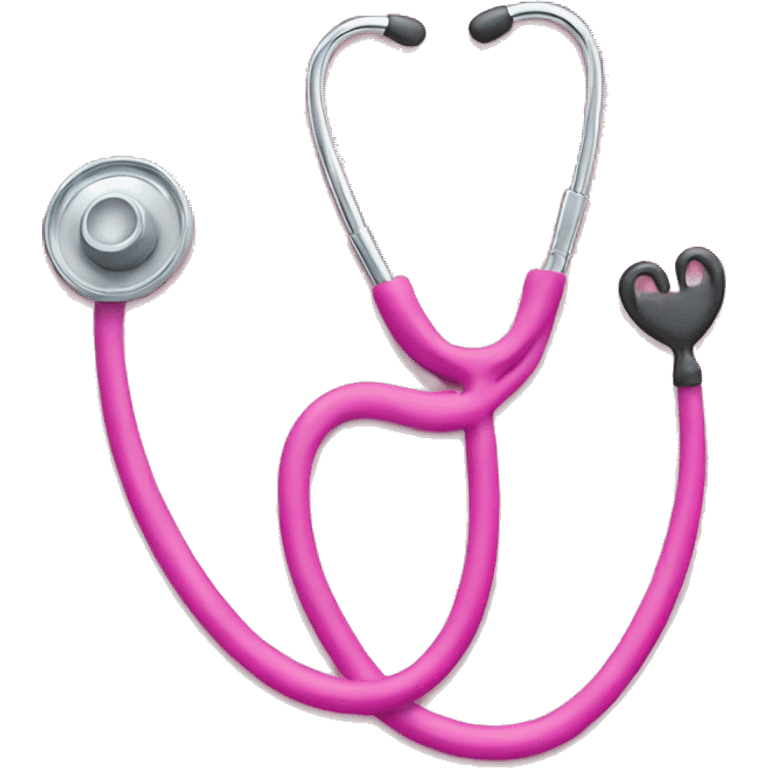 pink stethoscope  emoji