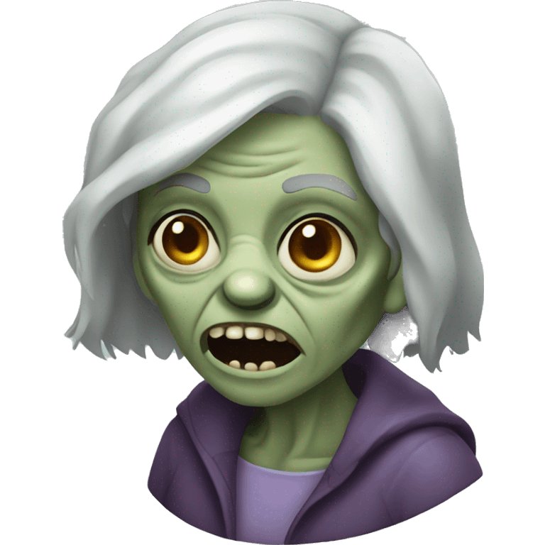 old female zombie  emoji