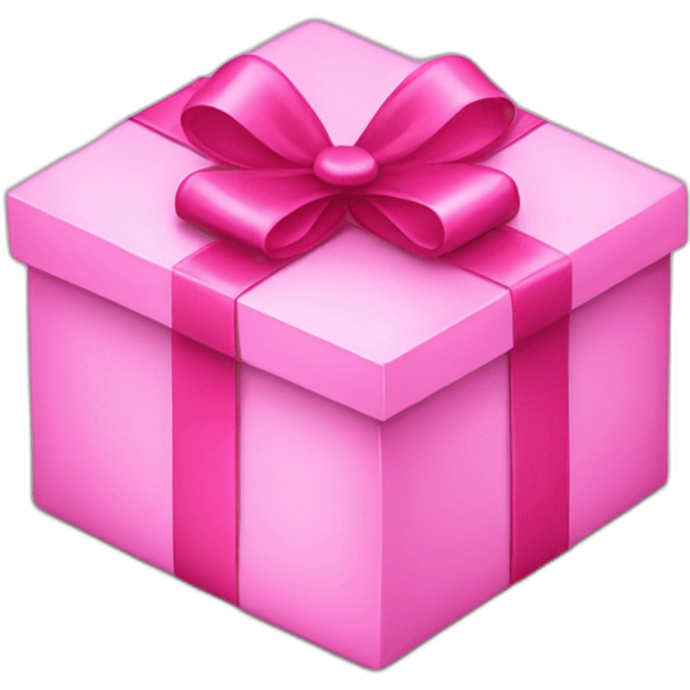 pink gift emoji