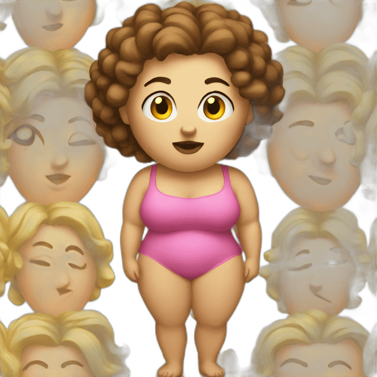 super fat women emoji