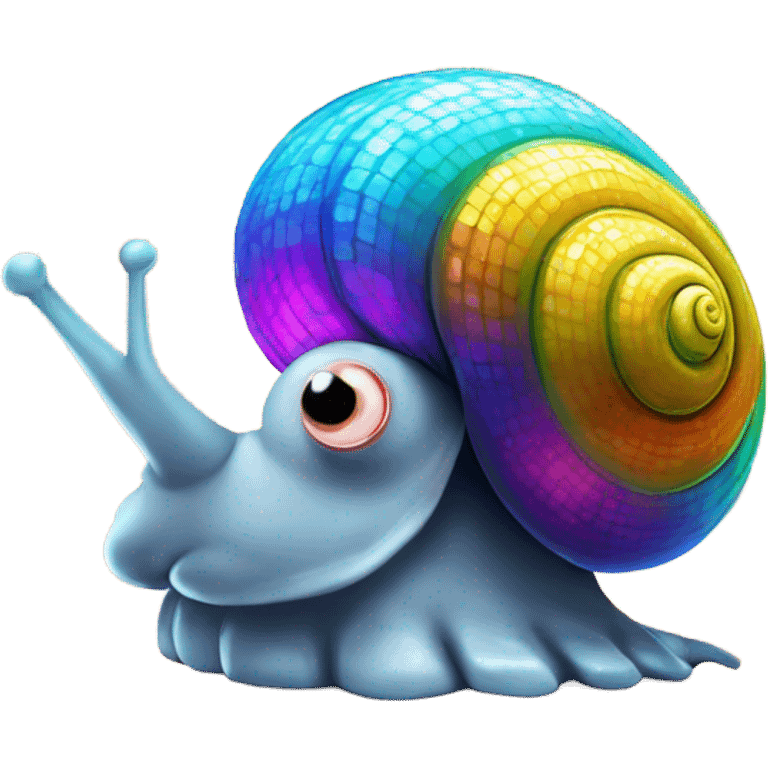 Disco snail  emoji